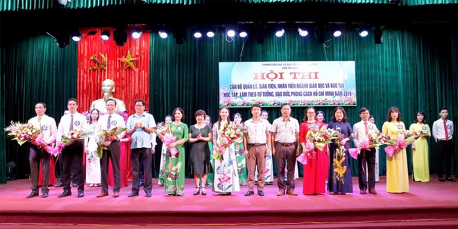 Ngành giáo dục thị xã Nghĩa Lộ tổ chức Hội thi Học tập, làm theo tư tưởng, đạo đức, phong cách Hồ Chí Minh năm 2019.